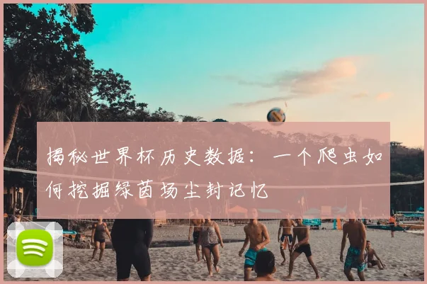 揭秘世界杯历史数据：一个爬虫如何挖掘绿茵场尘封记忆