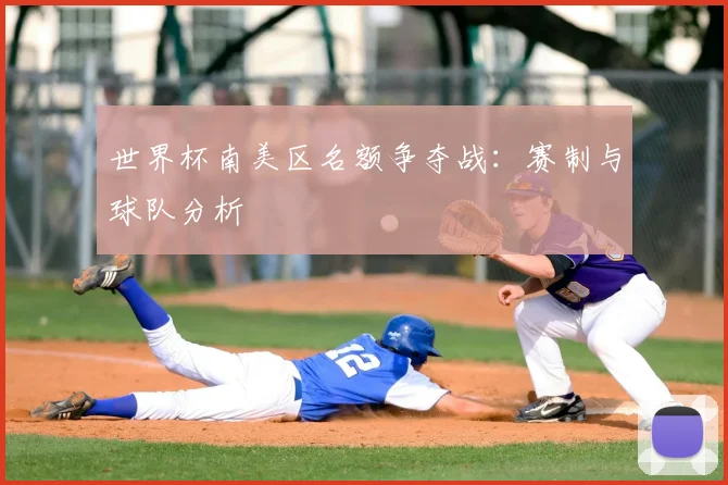 世界杯南美区名额争夺战：赛制与球队分析