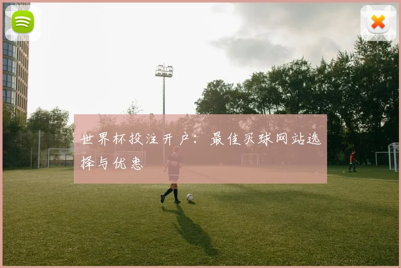世界杯投注开户：最佳买球网站选择与优惠