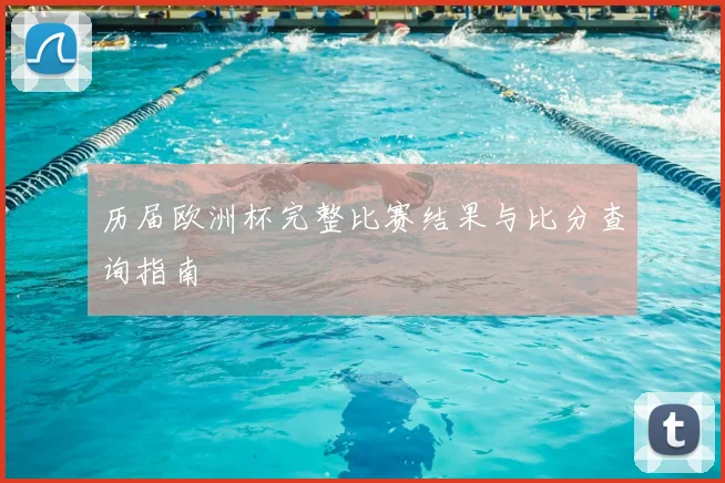历届欧洲杯完整比赛结果与比分查询指南